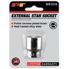 Performance Tool E-18 External Star Socket Star Socket E-1, W81018 W81018